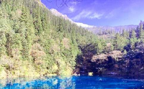 有關景色作文:神奇的九寨溝