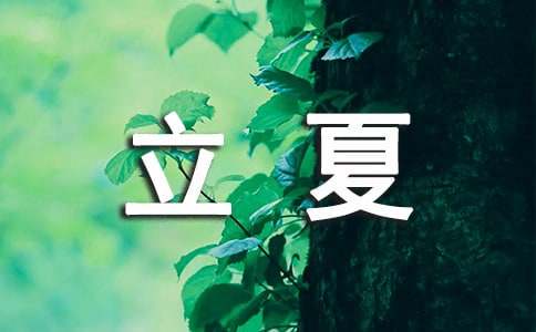跟立夏有關的諺語-諺語