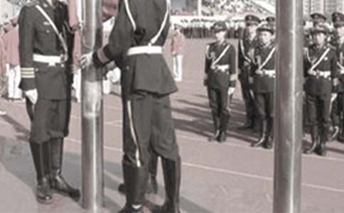 升國旗小學生作文